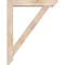 Ekena Millwork Traditional Slat Smooth Bracket w/ Offset Brace, Douglas Fir, 5 1/2"W x 30"D x 38"H BKT0604X30X38TRA06SDF - alternate 3